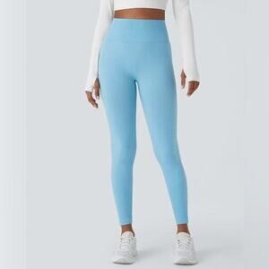 NWT- HALARA butt lifting light blue leggings